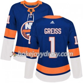 Dámské Hokejový Dres New York Islanders Thomas Greiss 1 Adidas 2017-2018 Modrá Authentic